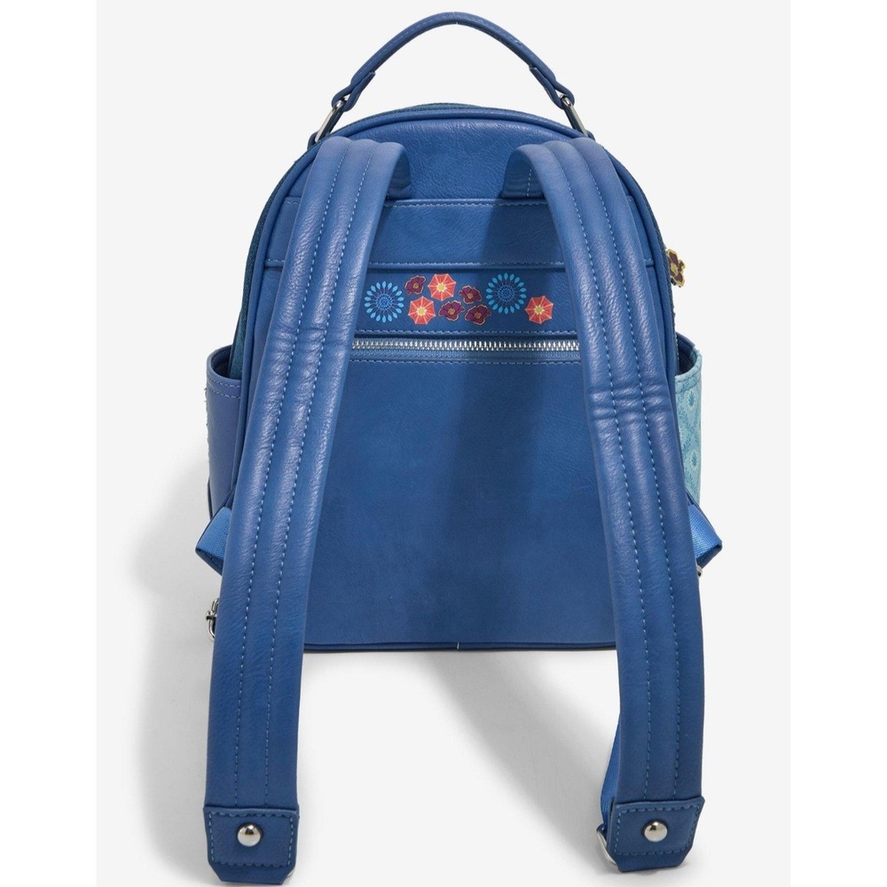 Loungefly Coraline Denim Backpack & Wallet Set Cosplay Patchwork Bag - Picture 9 of 10